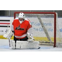 Goaltender Dalton McGrath with the Danville Dashers