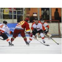 Dayton Demolition Advance the Pick against the Danville Dashers