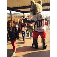 Elmira Jackals Mascot Blade at Gardner Road Elementary School