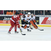 Omaha Lancers Face off with the Dubuque Fighting Saints