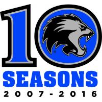 Columbus Lions 10th Anniversary Logo