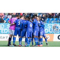 FC Edmonton Huddle