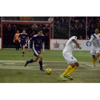 Dallas Sidekicks Race Upfield vs. the San Diego Sockers