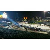 Raley Field Set up for Hockey