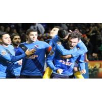San Diego Sockers Celebrate a Goal