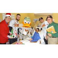 Long Island Ducks Deliver Holiday Cheer to Local Hospital