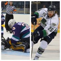 Goaltender Keegan Asmundson and Forward Ethan Werek
