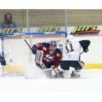 Kalamazoo Wings Stop the Wheeling Nailers
