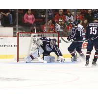 Tri-City Americans Make a Save vs. the Portland Winterhawks
