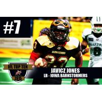 Iowa Barnstormers LB Javicz Jones