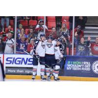 Tir-City Americans Celebrate a Goal