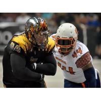 OL Chad Anderson with the LA KISS