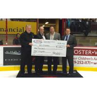 Windsor Spitfires, Windsor Honda Present Check to AKO Fratmen