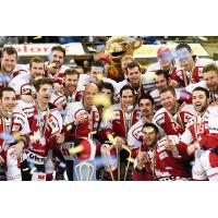 Team Canada Celebrates Spengler Cup Win
