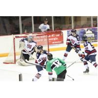 Macon Mayhem Defend their Goal vs. the Louisiana IceGators