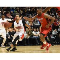 Windsor Express Driver to the Basket against the Orangeville A's