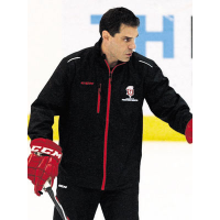 Dubuque Fighting Saints Head Coach Jason Lammers in Action