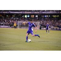 Aodhan Quinn of Louisville City FC Prepares for a Kick