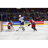 Syracuse Crunch Forward Brian Hart Takes a Shot