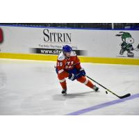 Syracuse Crunch Forward Brian Hart Corrals the Puck