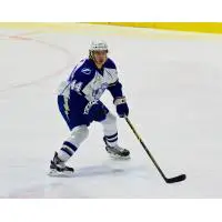 Syracuse Crunch Defenseman Charlie Dodero Surveys the Ice