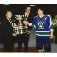 Sheldon Kennedy with the Swift Current Broncos