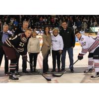 Peterborough Petes and Oshawa Generals Faceoff against Dementia