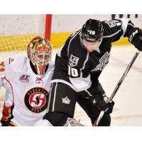 Ontario Reign Press the Stockton Heat