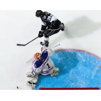 Bakersfield Condors Block the Net from the Ontario Reign