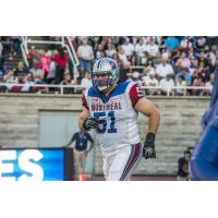 Montreal Alouettes Offensive Lineman Kristian Matte