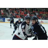 Tri-City Americans Battle the Saskatoon Blades