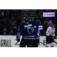 Wichita Thunder Celebrate a Goal