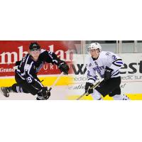 Tri-City Storm Forwards Wade Allison and Walker Duehr