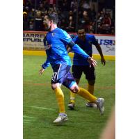 Kraig Chiles of the San Diego Sockers Celebrates a Goal