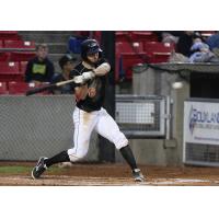 Sioux City Explorers Outfielder Michael Lang at the Plate