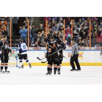 Missouri Mavericks Exchange Congratulations vs. the Wichita Thunder