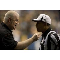 Ron James Talks with and AFL Official