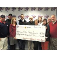 Rome Braves Present Donation to Summit Quest Cancer Services