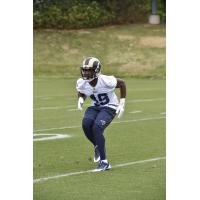 Orlando Predators DB Montell Garner with the St. Louis Rams