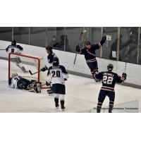 Johnstown Tomahawks Forward Luke Lynch Celebrates a Goal vs. the Wilkes-Barre/Scranton Knights