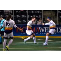 Tacoma Stars Celebrate a Goal vs. the St. Louis Ambush