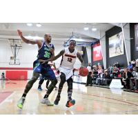 Bilal Benn of the Orangeville A's Handles the Ball against the Niagara River Lions