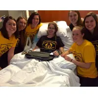 Denna Laing in Recovery with her Boston Pride Teammates