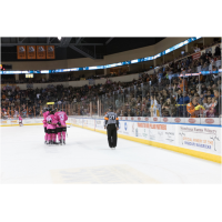 Missouri Mavericks Celebrate in Pink Jerseys