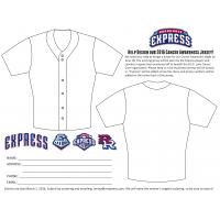 Round Rock Express Cancer Awareness Jersey Template