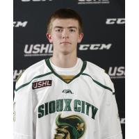 Defenseman Jake Ryczek with the Sioux City Musketeers