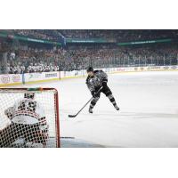 Chicago Wolves RW Danny Kristo Takes a Penalty Shot vs. the Rockford IceHogs