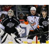 Ontario Reign Defend against the San Diego Gulls