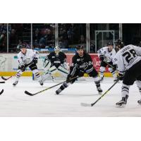 Idaho Steelheads Defense Sets up vs. the Utah Grizzlies