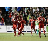 FC Dallas Celebrates a Goal vs. OKC Energy FC